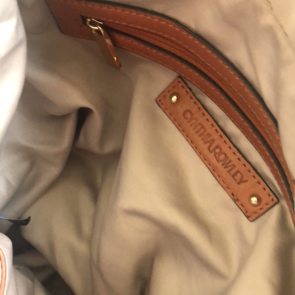 NWT Cynthia Rowley large beige leather bag - Picture 3 of 5